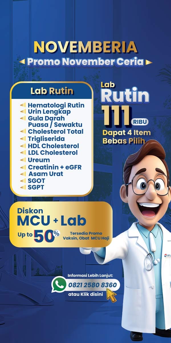 Promo Lab, MCU, Vaksin, dan Obat 2024