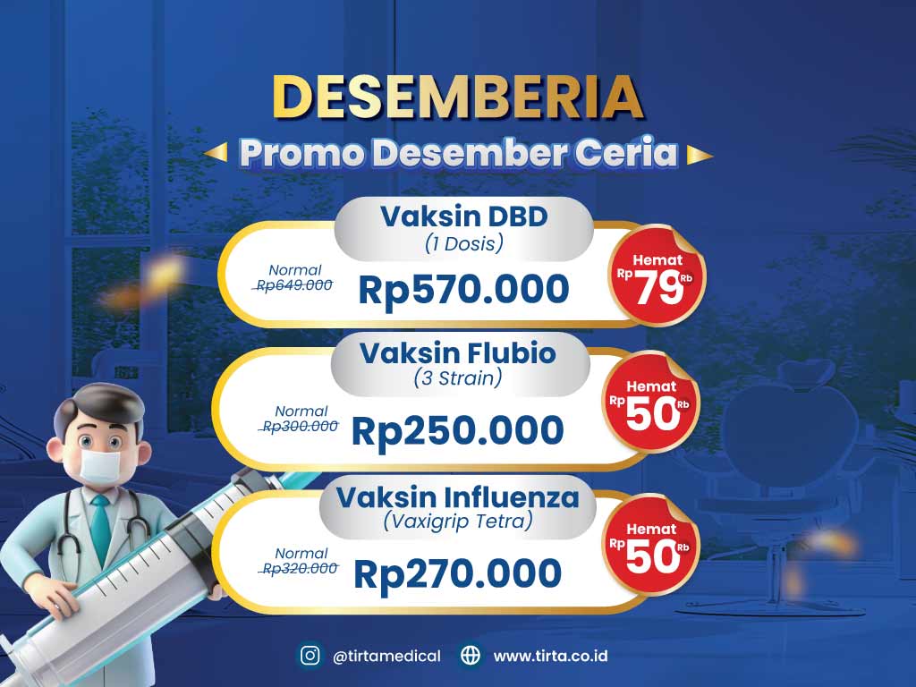 PROMO Vaksin DBD, Flubio, & Influenza Desember 2024