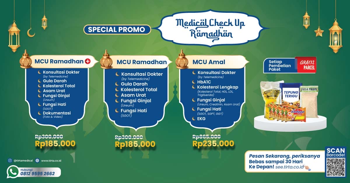 Promo Medical Check Up (MCU) Ramadan Maret dan April 2025