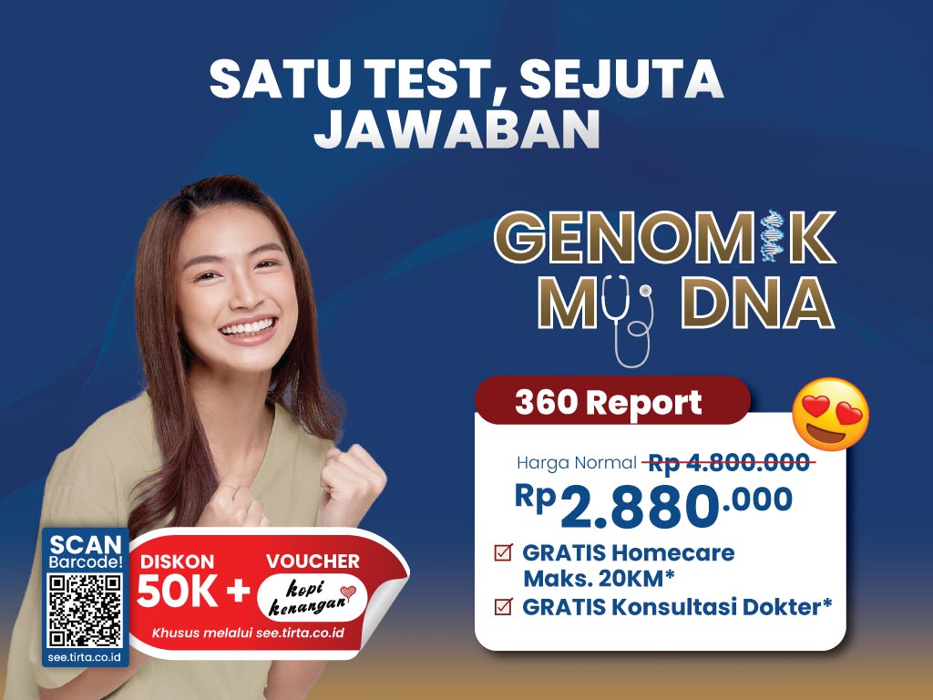 PROMO Tes Genomik (GRATIS Voucher Kopi Kenangan)