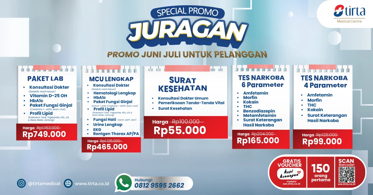 PROMO Medical Check Up (MCU), Lab, Tes Narkoba, & Surat Kesehatan