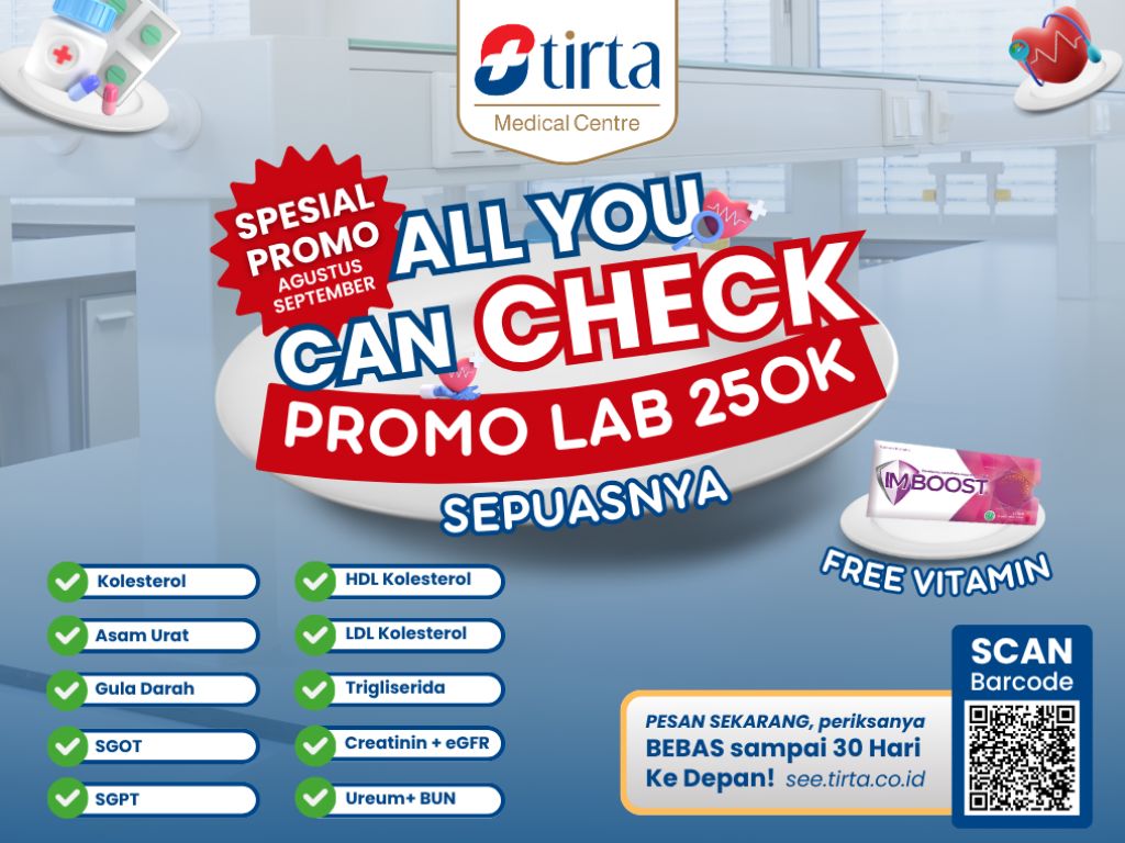 PROMO Cek Lab (All You Can Check) - GRATIS Vitamin Imboost