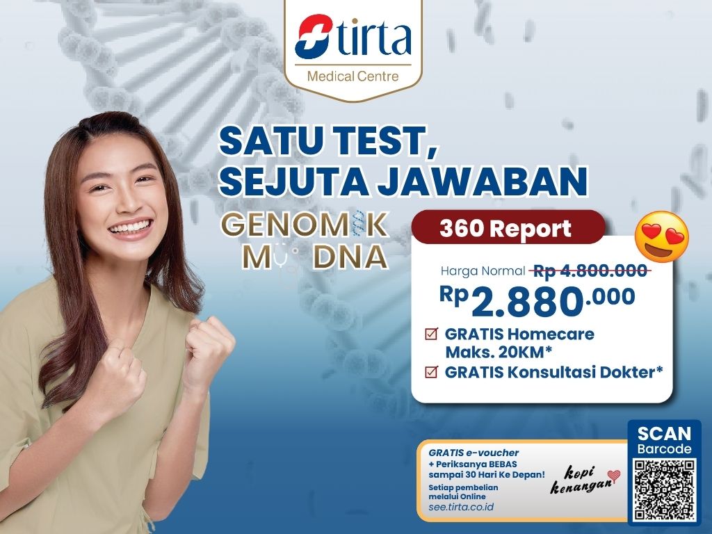 PROMO Tes Genomik (GRATIS Homecare & Konsultasi Dokter)