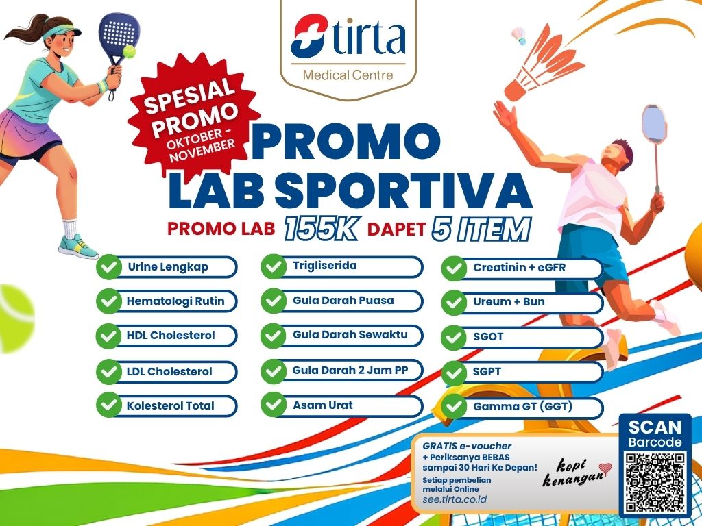 Promo Cek Lab Sportiva bulan Oktober sampai November 2025