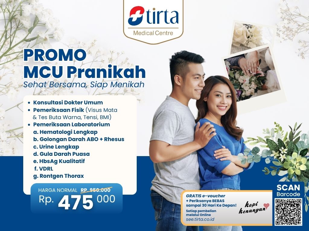 Promo Medical Check Up (MCU) Pranikah atau Premarital dari Oktober 2025 - Oktober 2026