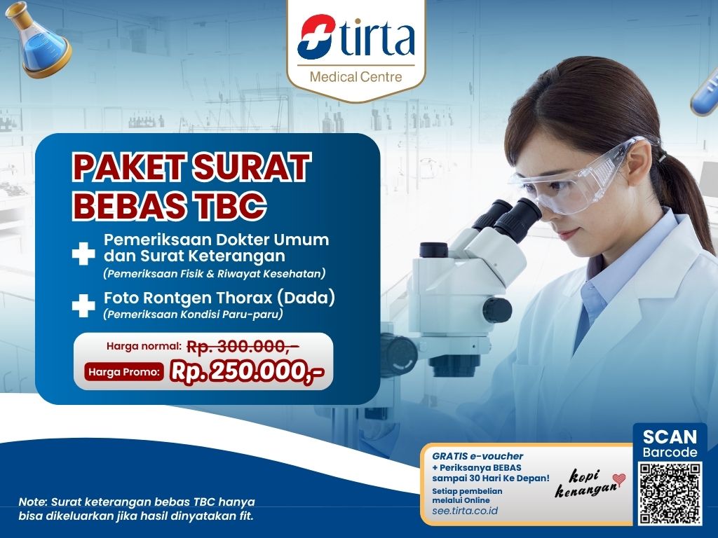 PROMO Paket Surat Keterangan Bebas TBC (Tuberkulosis)