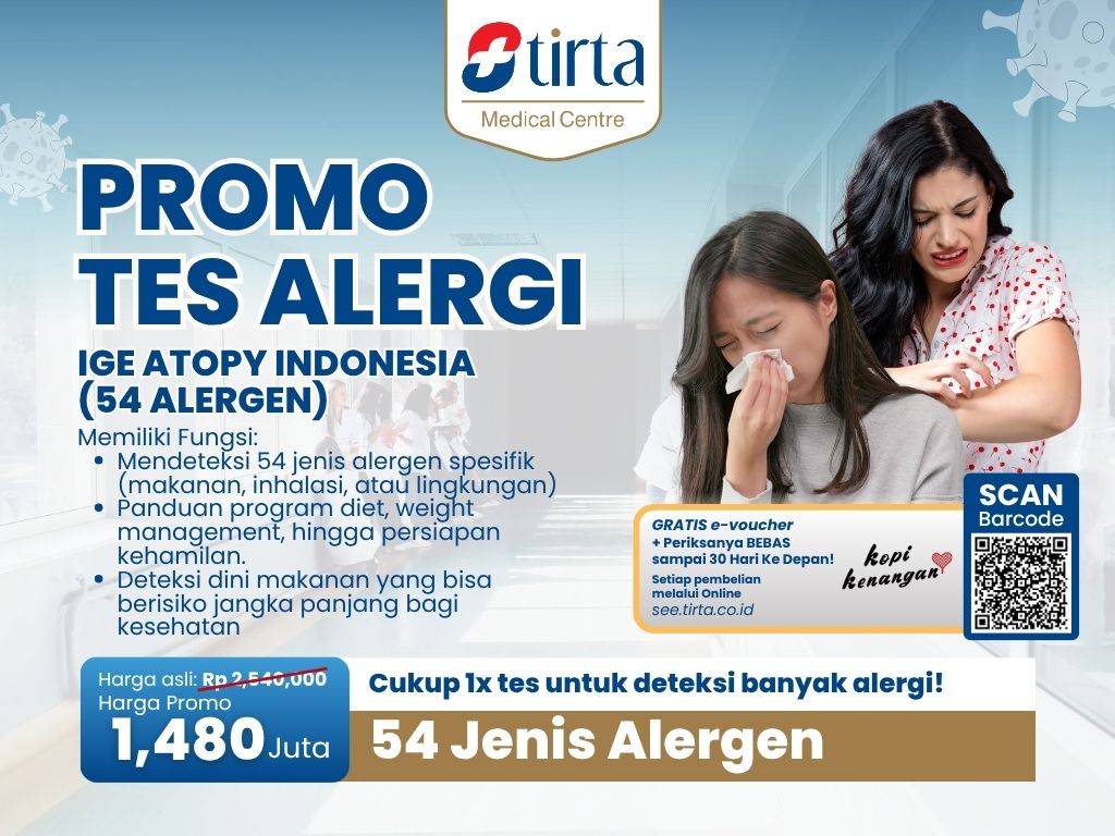 Promo Tes Alergi Makanan IGE Atopy Indonesia 54 Alergen Oktober November 2025