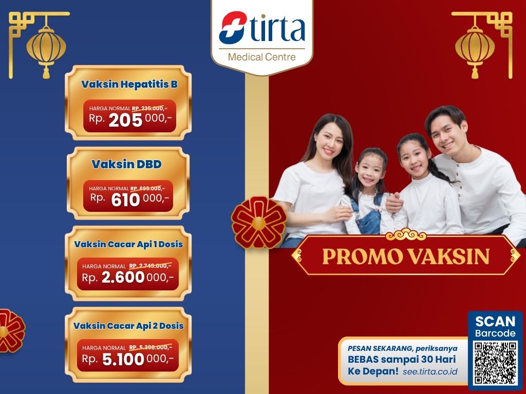 PROMO Vaksin Hepatitis B, Demam Berdarah, & Cacar Api – Maret 2026
