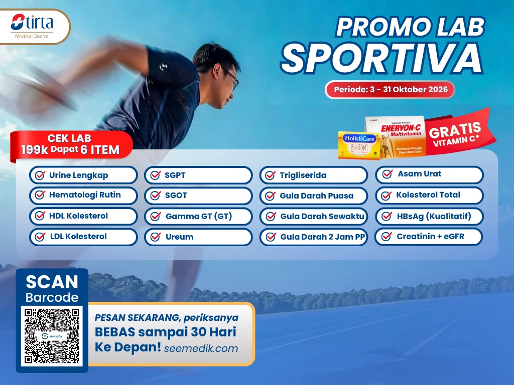 PROMO Cek Lab 6 Item Pemeriksaan HANYA 199K – Oktober 2026